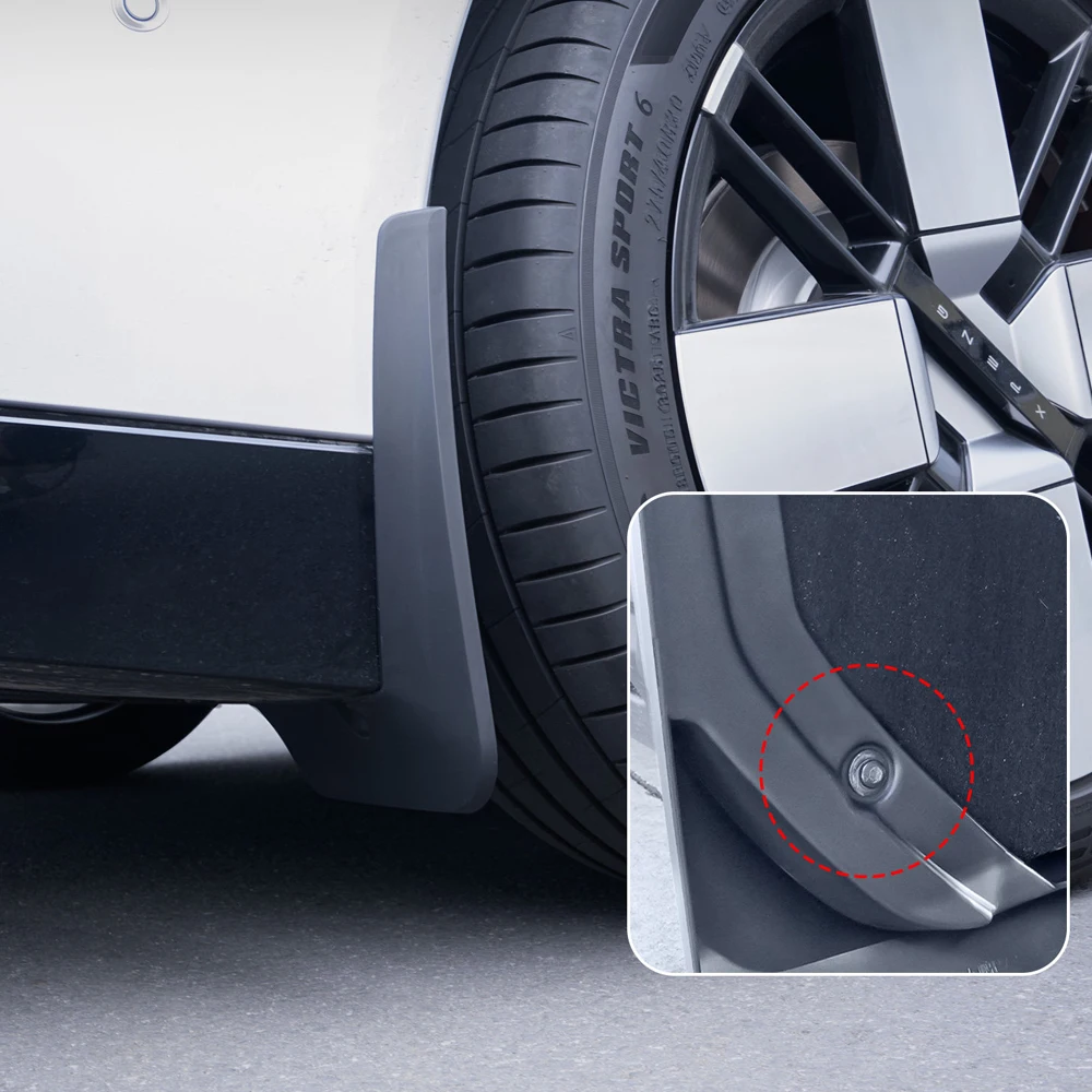 Fit For Xpeng Xiao Peng P7 2024 2025 Mudguard Lining Anti Sand Stone Modification Accessories Specialized Front And Rear Wheels