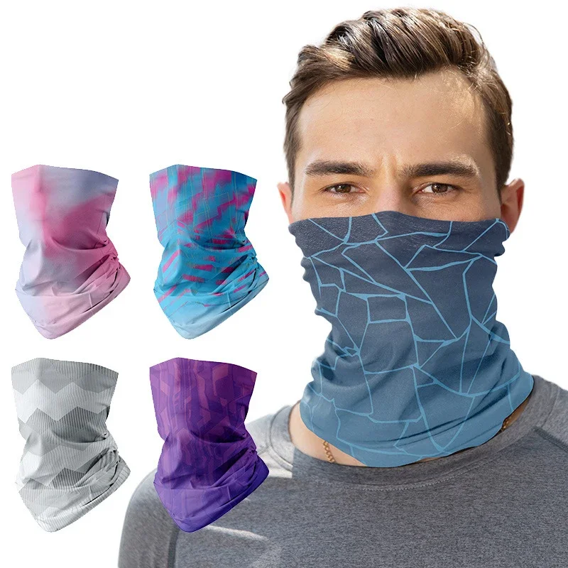 

3D Seamless Magic Scarf Men Women Tube Bandana UV Protection Cycling Face Mask Neck Gaiter Elastic Fishing Balaclava Headwear