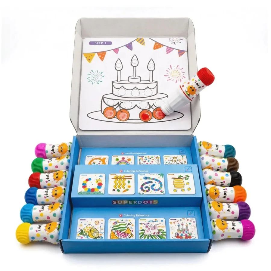 

A Set Of 8-Color Dotting Pens Gift Box/ Creative Painting Pens, Suitable For Art Studios, Workshops, High Schools, Schools, Uni
