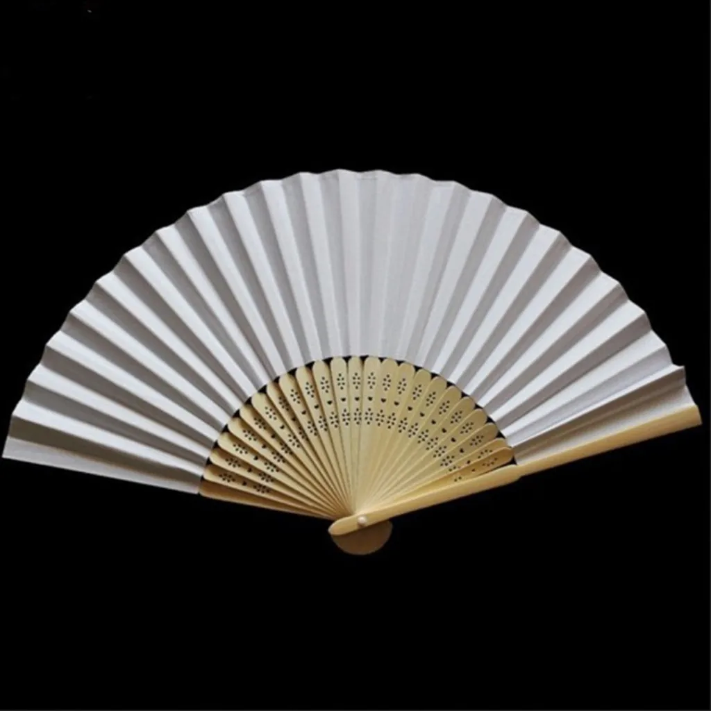 Fan Color Held Wedding Folding Hand Folding Solid Pattern Party Silk Lace Dance Tools & Home Improvement