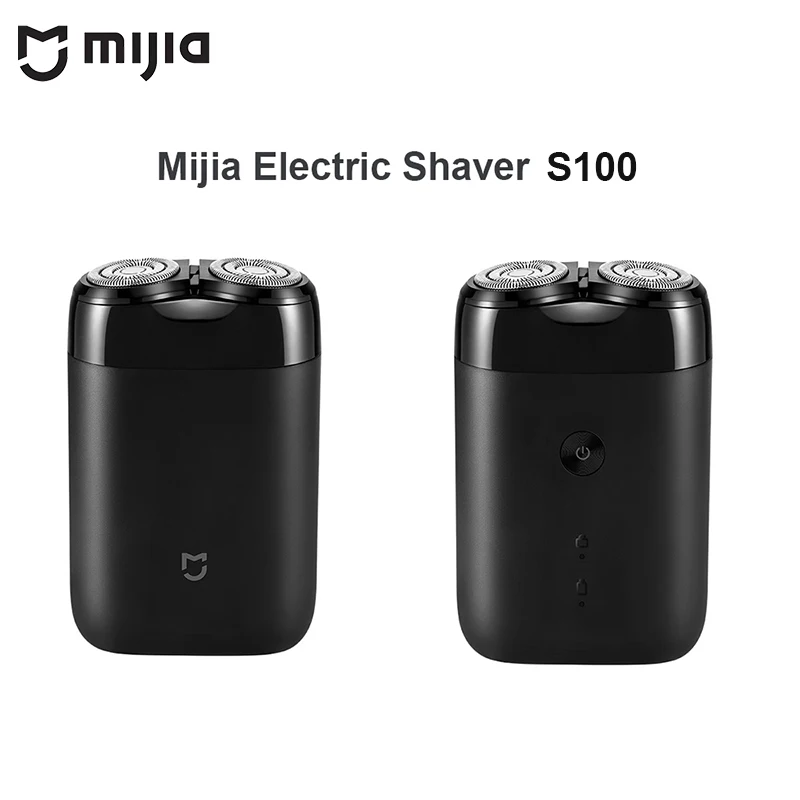 Rasoio Elettrico Mijia S100 Portatile per Uomo - Mini Regolabarba da Viaggio Ricaricabile USB-C Impermeabile