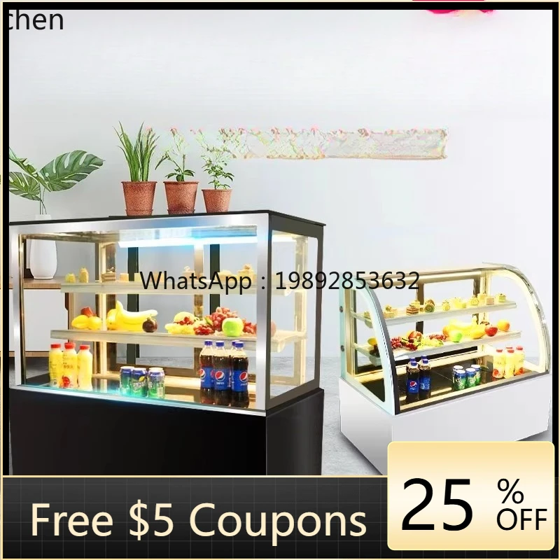 

ABB cake cabinet right angle fruit desktop fresh commercial dessert display refrigerator