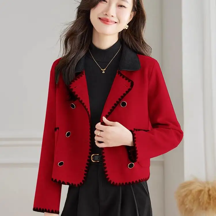 

Tweed Jacket Black Womens Summer Mock Two-Pieces Sporty Activewear Workout Running Jogging Athletic Sportswear Recreation Gentle