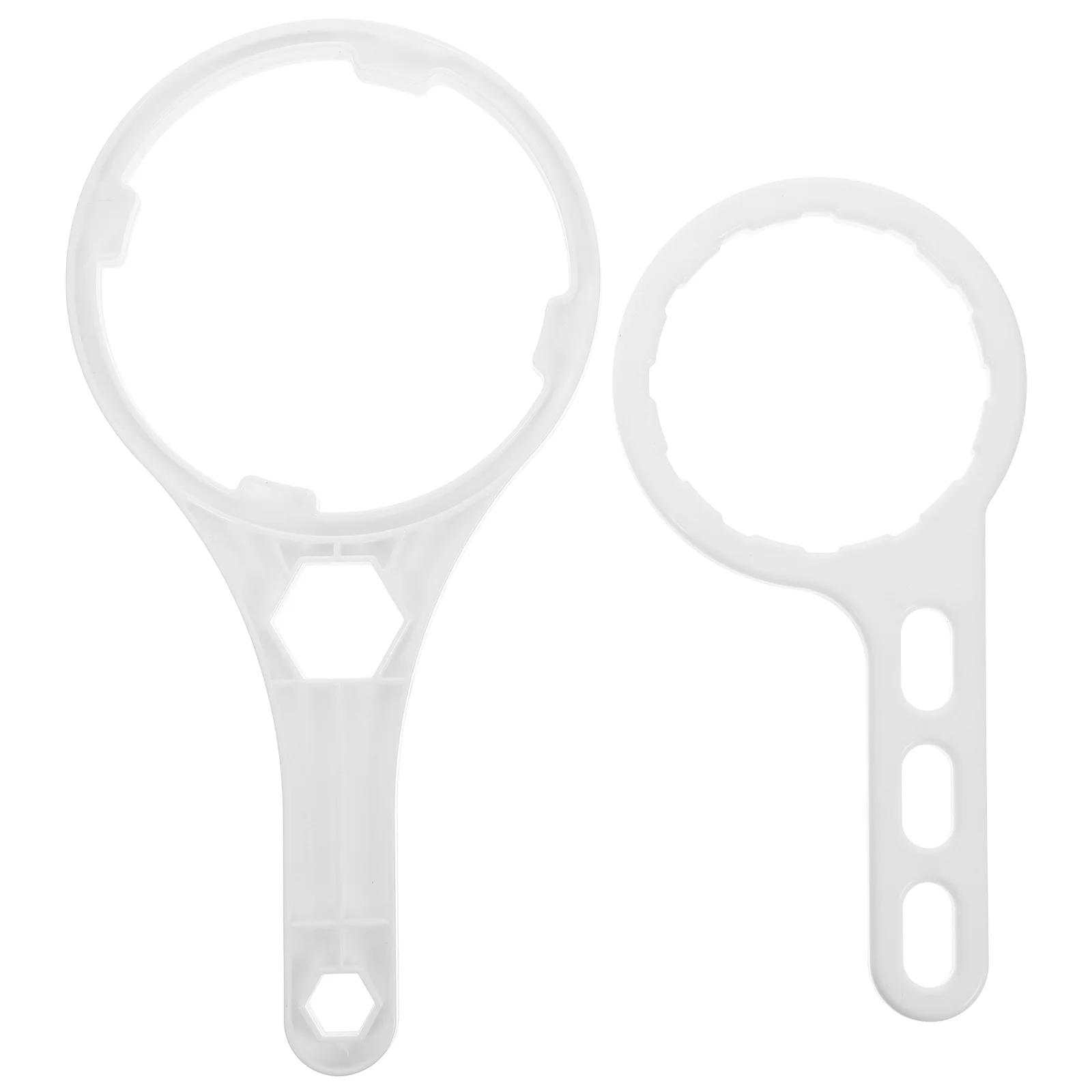 2pcs Water Filter Wrench 10 Inch Housing Spanner Plastic Membrane Canister Tool for Replacing Compact Design