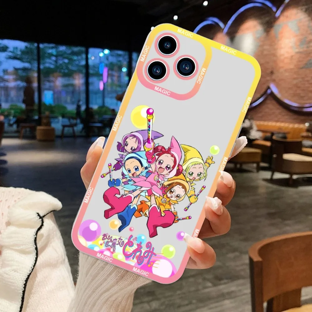 Bilibili Anime Magical DoReMi Phone Case For iPhone 11 12 Mini 13 14 15Pro Max Transparent Shell