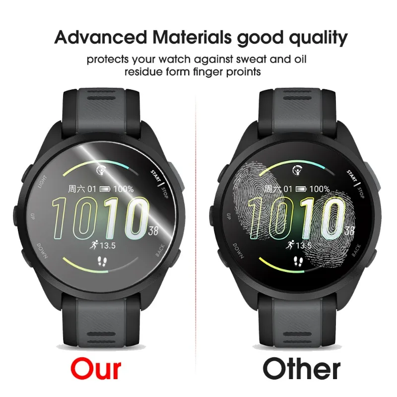 Tempered Glass for Garmin Forerunner 165 955 965 220 225 230 235 255s 735XT 620 630 935 945 Watch HD Clear Screen Protector Film