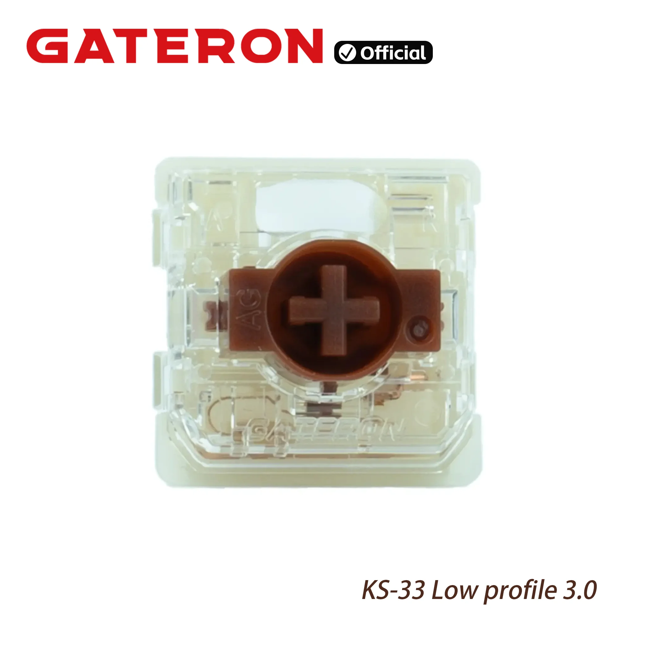 GATERON KS-33 Low Profile 3.0 Series Keyboard Switch 5 Pin Mechanical Keyboard Tactile Linear Switch For NuPhy Keyboard Gaming O
