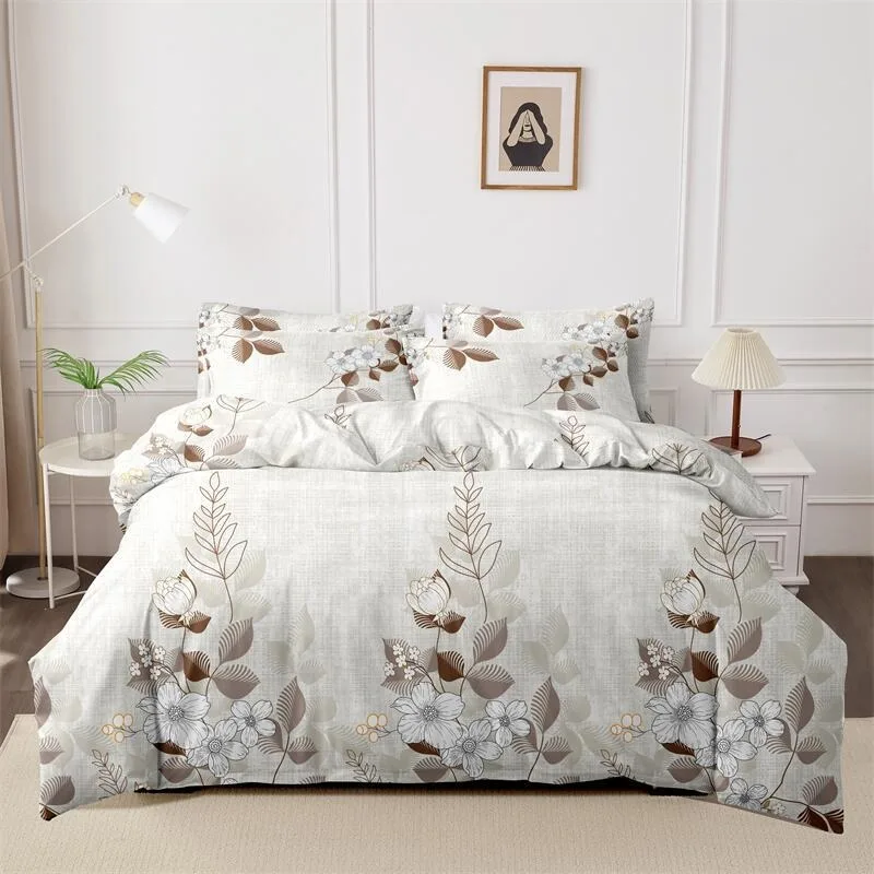 3 Piece Ethnic Style Duvet Cover Pillowcase,Home Bed Set,Bedding Set,Full Single King Queen(Excluding Bedsheet)Bed Set