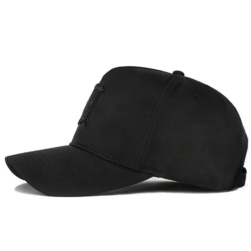 Mode Gothic Buchstabe M Stickerei Baseball Caps Frühling und Herbst Outdoor Einstellbare Casual Hüte Sonnenschutz Hut Sport Kappe – Detail 6