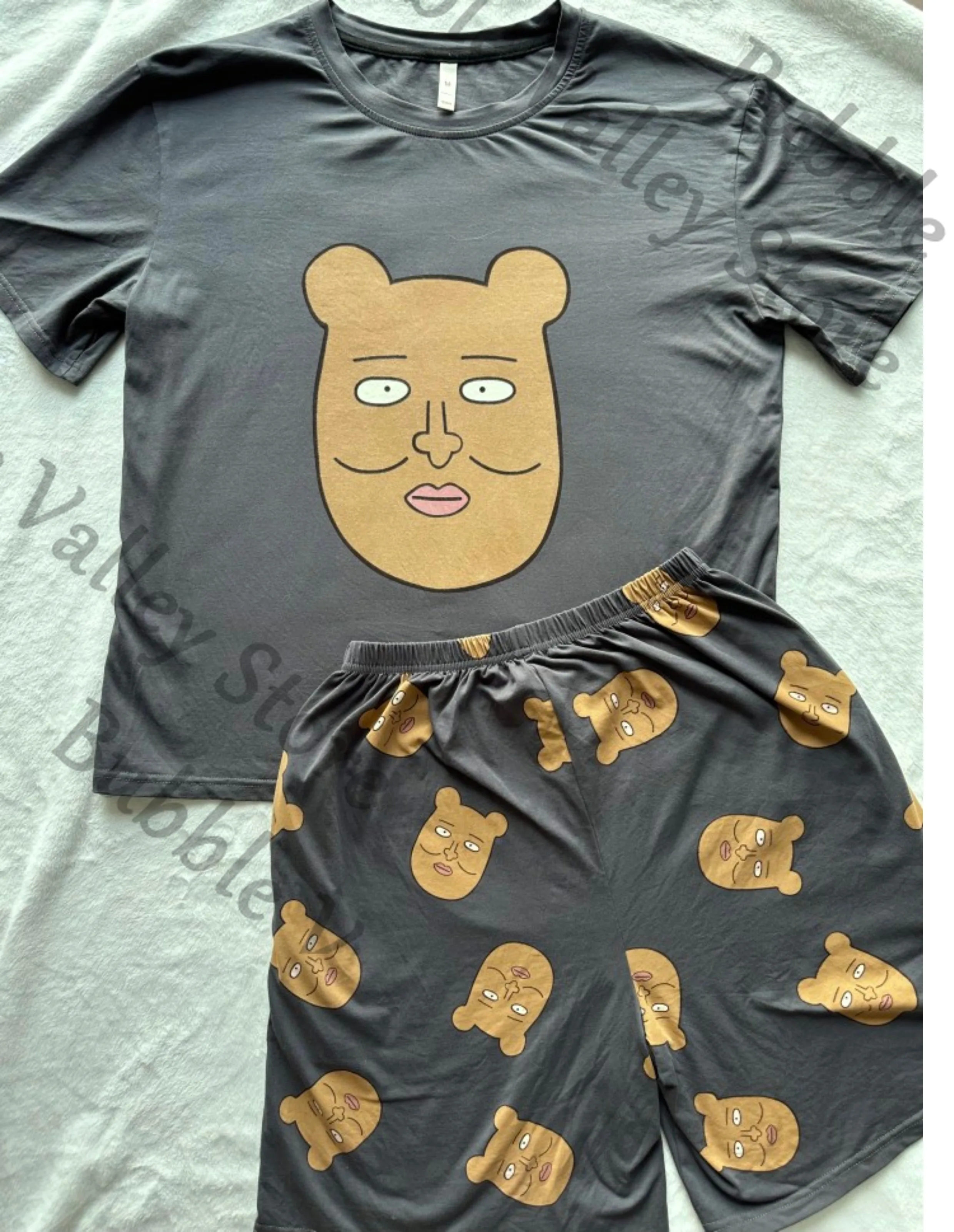 

Аниме Mobu Saiko Hyaku/Mob Psycho 100 Reigen Arataka Косплей Пижамы с короткими рукавами Мультяшная ночная рубашка Домашняя одежда Рождественский подарок