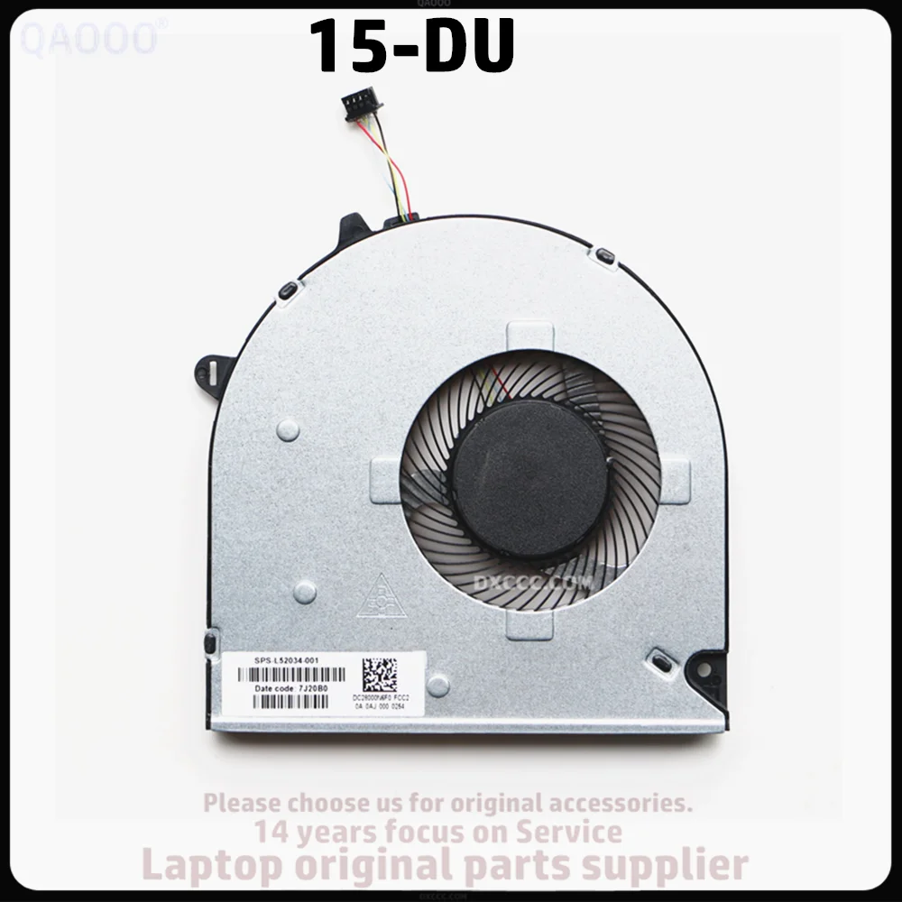 L52034-001 FOR HP Laptop 15s-du 15-du 15s-du0002tx 15s-du0006tx TPN-C139 CPU COOLING FAN