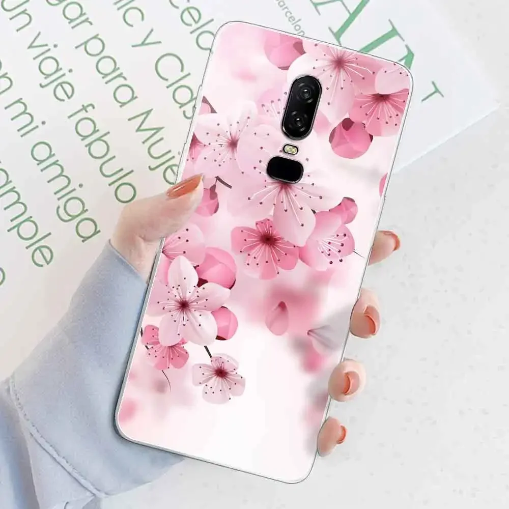 For OnePlus 6 Case Cover Marble Transparent Silicone Soft TPU For OnePlus 6T Phone Fundas Case ForOnePlus6 6T Coque Shell Bumper