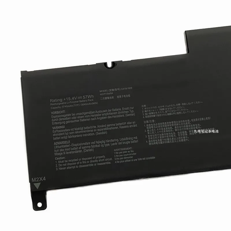 15.4V 57Wh Brand New C41N1809 Laptop Battery For Asus Zenbook Q536F Q536FD UX562FN UX562FD UX562FDX