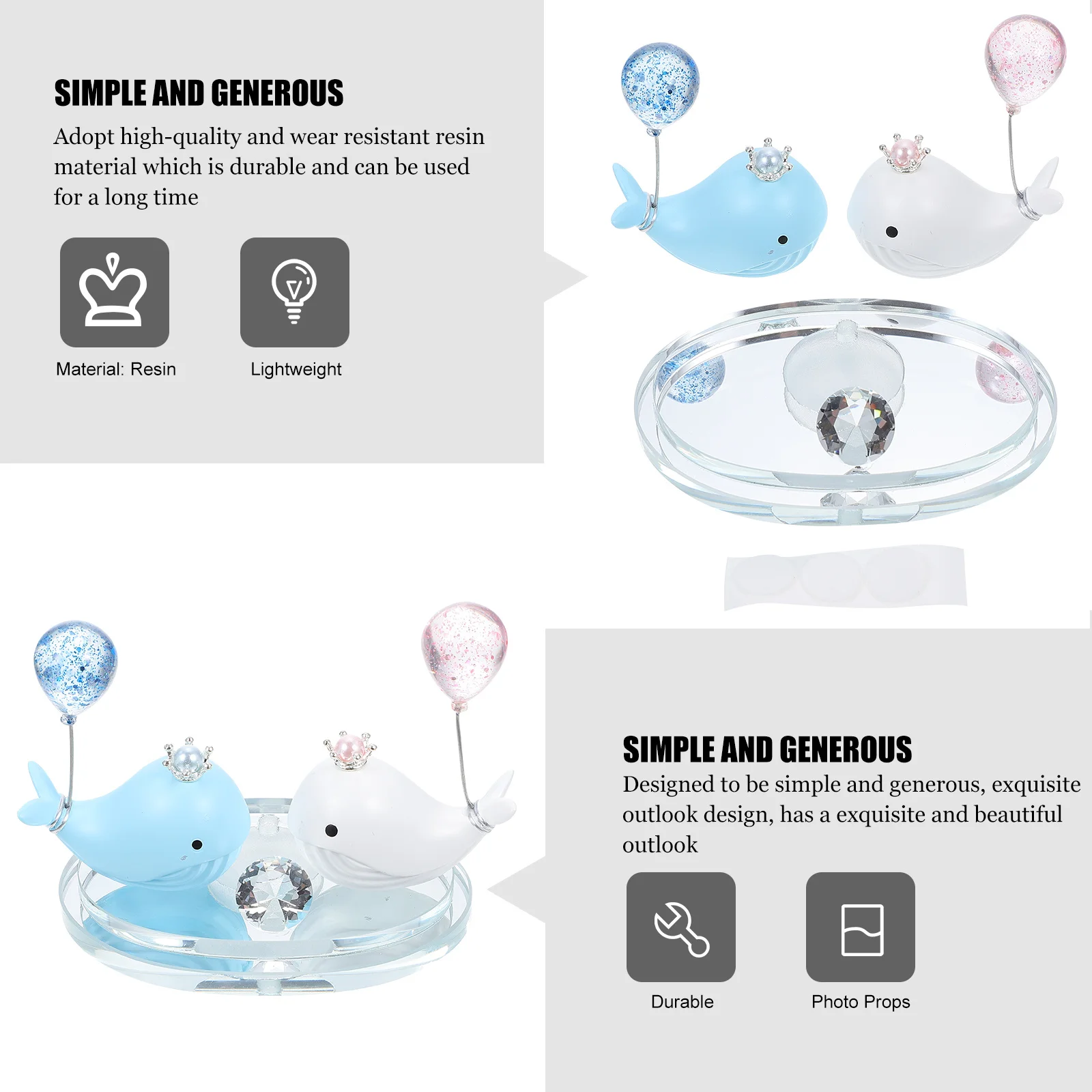 

Exquisite Resin Dolphin Car Decor Creative Interior Ornament for Desktop Dashboard Decoration Car Interior Dolphin Adornment