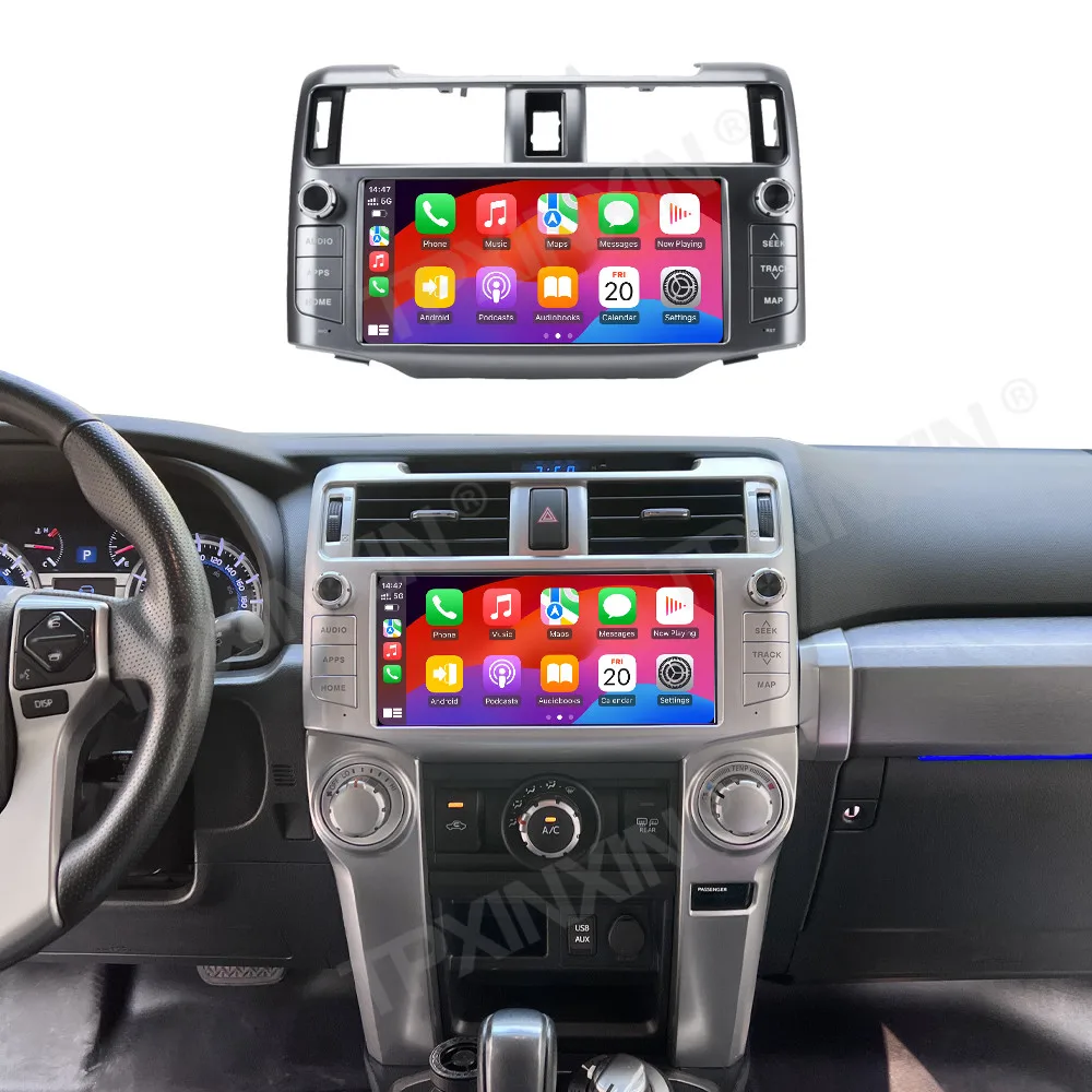 

10.3-дюймовый Android Auto GPS-навигатор с беспроводным CarPlay для Toyota 4Runner 2010-2022, автомобильная магнитола, стереосистема, мультимедийный центр