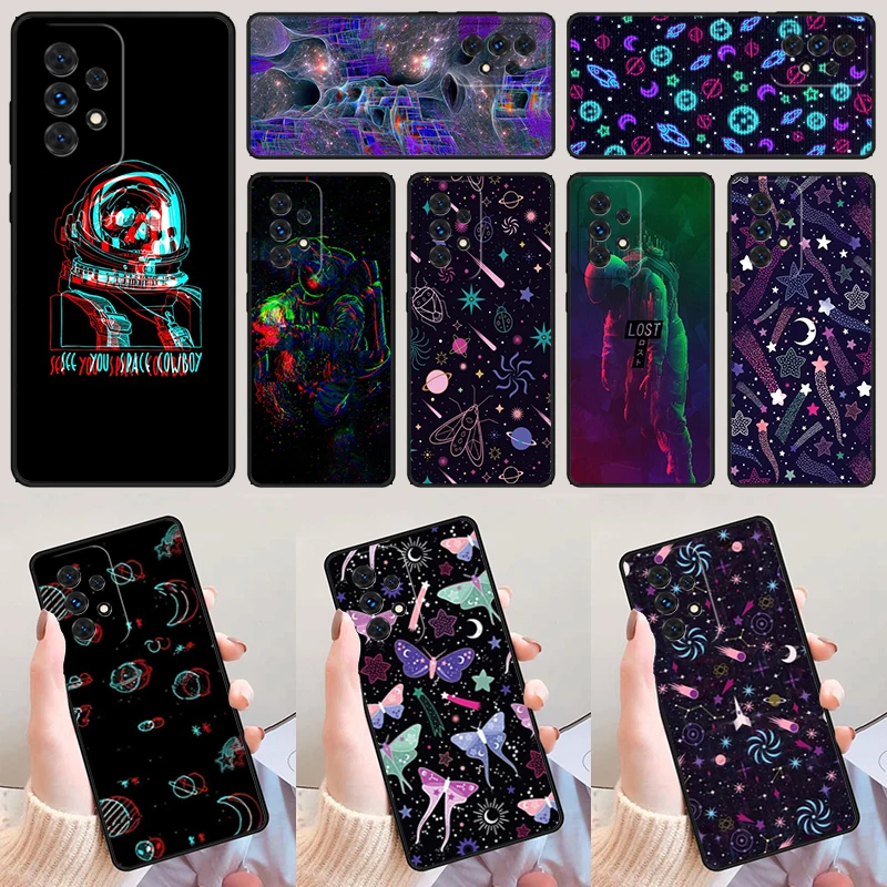 

Space Glitch For Samsung Galaxy A52 A72 A73 A20e A21S A50 A70 A11 A12 A42 A31 A40 A51 A71 A32 A80 A91 Phone Case Cover
