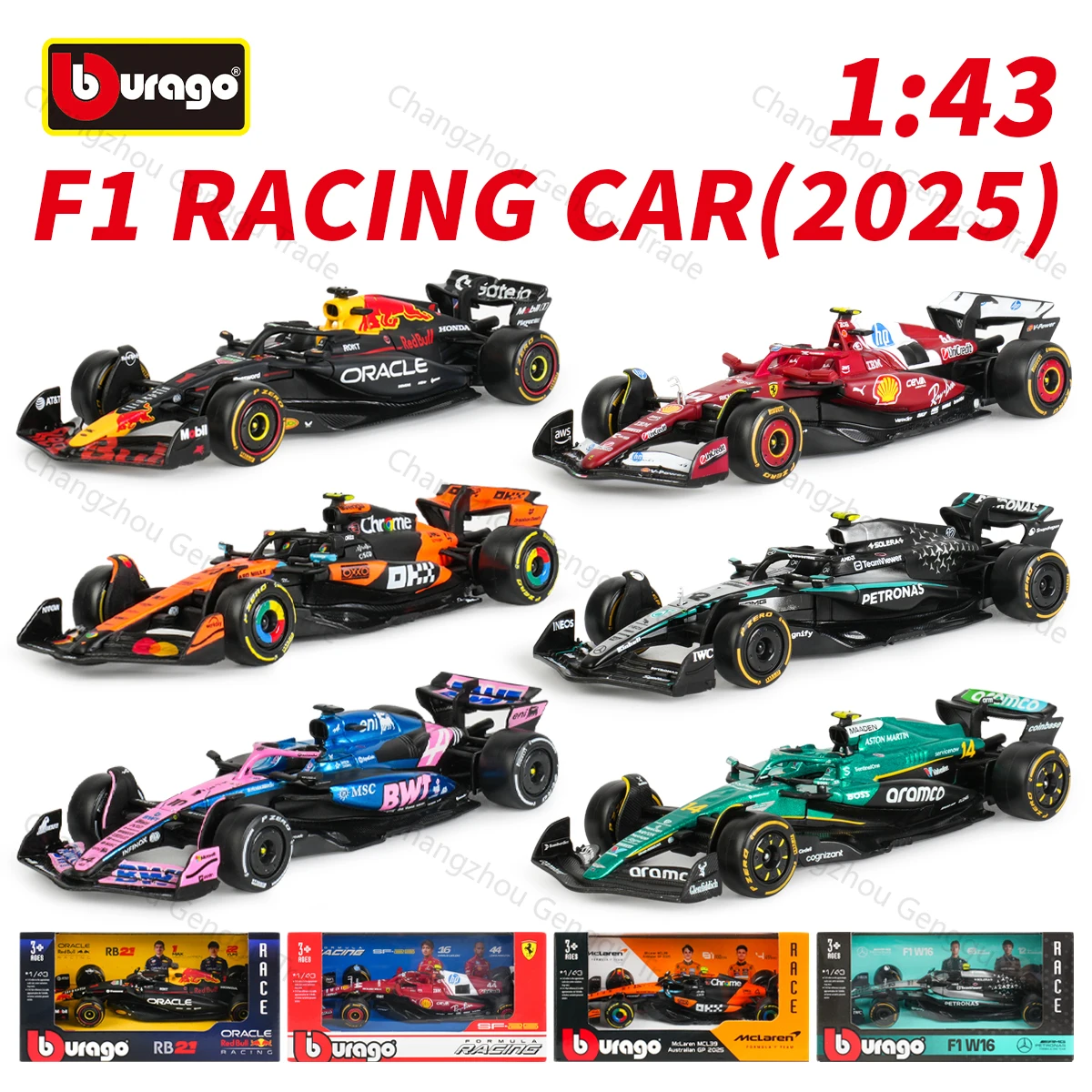bburago-1-43-2025-ferrari-sf25-rb21-w16-mcl39-amr25-a525-carro-de-corrida-f1-simulacao-estatica-modelo-de-carro-em-liga-diecast