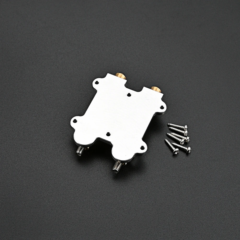 

1 Set Of Electric Tremolo Bridge Saddle In Bright Gold Durable Metal For 6 String Guitar Replacement Parts Guitar Accessories