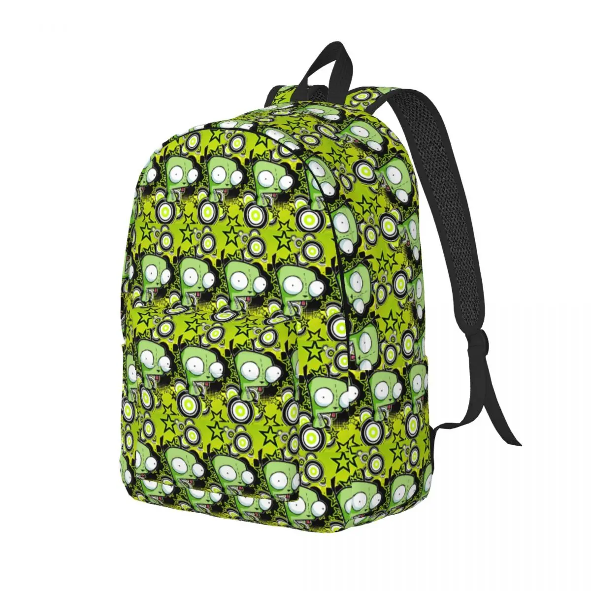 Invader Zim Madness Student Backpack School Bag Hiking Travel Daypack for Boys Girls Fashion Bookbag Shoulder Bags