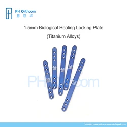 1.5mm Titanium Alloy Biological Healing Locking Plates Surgical Instruments Medical Supplies and Equipments