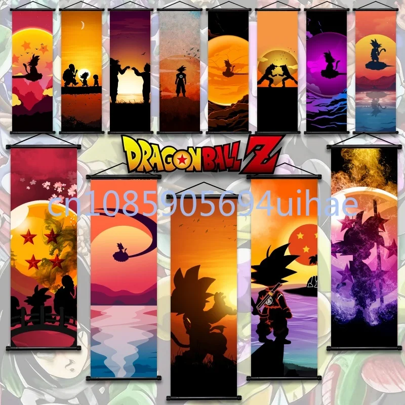 

Аниме-постер «Гоку Блэк» по мотивам Dragon Ball Z, японская картина на холсте, настенный декор, свиток-картина, украшение для дома, настенное панно для комнаты