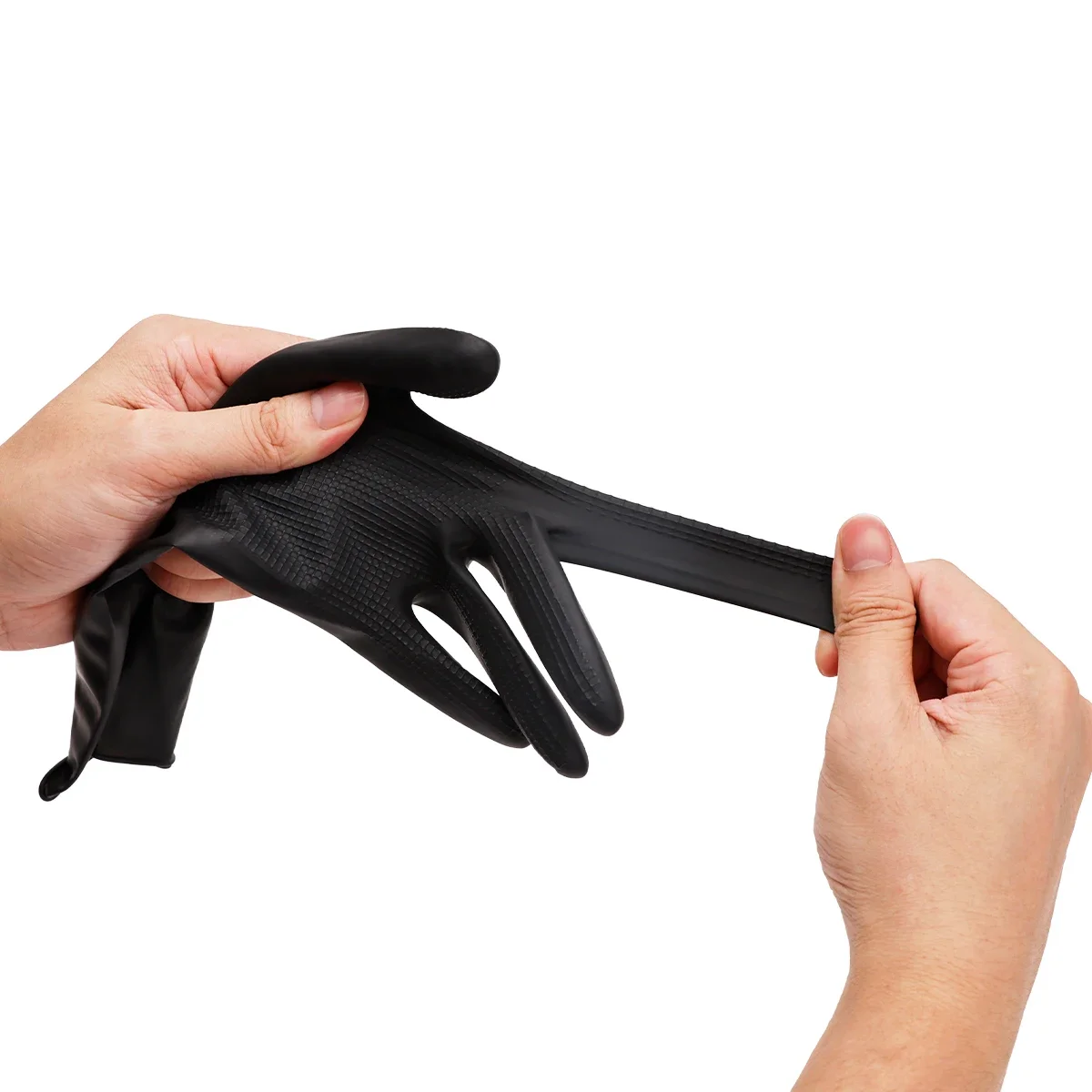 Hairdresser Heat Resistant Gloves Salon Reusable Thicker Hair Dyeing Rubber Glove Hairdressing Supplies Accessories