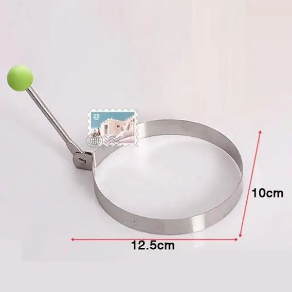 

4pcs Stainless Egg Frying Molds Heart Star Round Plum Shapes Kitchen Tools Safe Food Grade Plastic Star Egg Mold H le