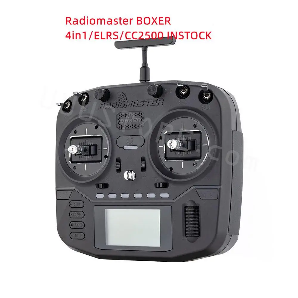 

In stock RadioMaster Boxer 2.4G 16ch Hall Gimbals Transmitter Remote Control ELRS 4in1 CC2500 Support EDGETX for RC Drone