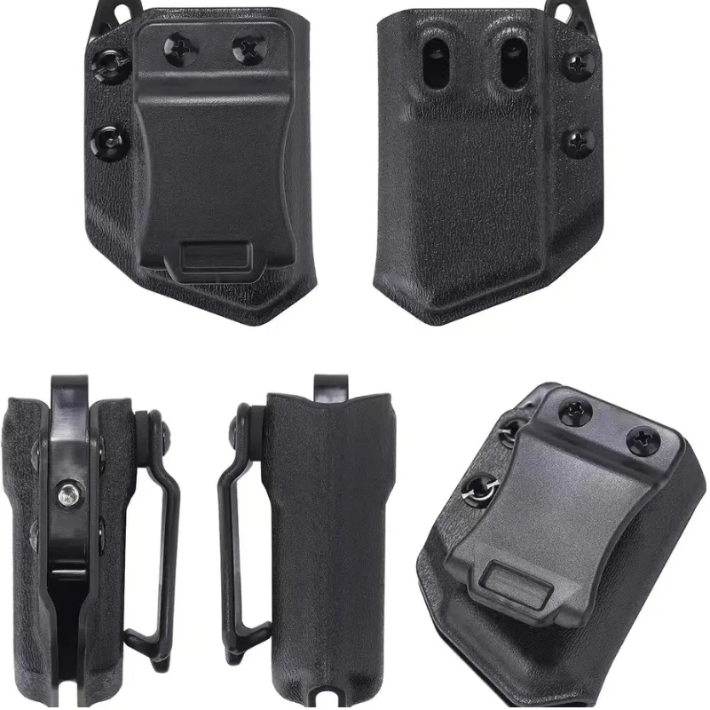 New Tactical IWB OWB 9mm .40 universal Belt Clip Single Double Stack Magazine Pouch Holster Mag Carrier Holder for Pistol gun