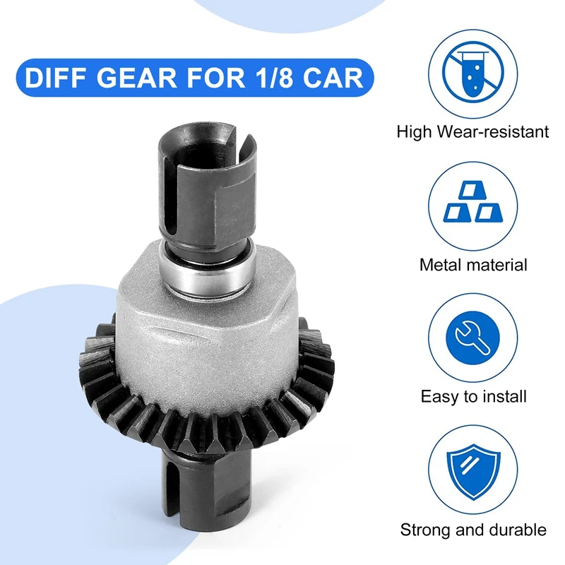 Differential Diff Gear Parts For 1/8 HPI Racing Savage XL FLUX Rovan TORLAND Brushless Truck Rc Car Parts