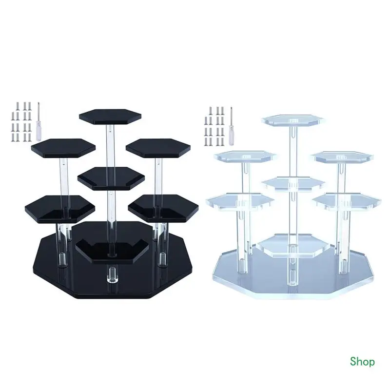 Dropship Cupcake Stand Removable Jewelry Display Risers Set for Mini Figurines Jewelry