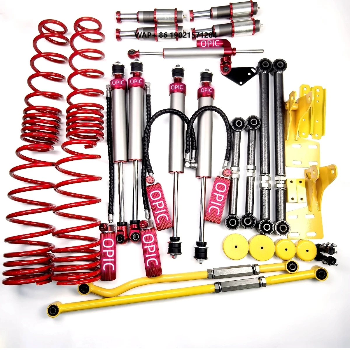 طقم رفع ممتص الصدمات للطرق الوعرة Opic 4X4 عالي الأداء لـ Lc80 #1