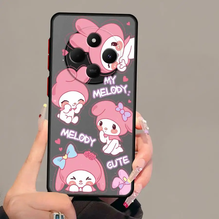 Funda trasera de teléfono para Xiaomi Redmi A4 10 13C 9 K40 Pro 12C A1 A2 Plus 14C Sanrio Hello Kitty Melody