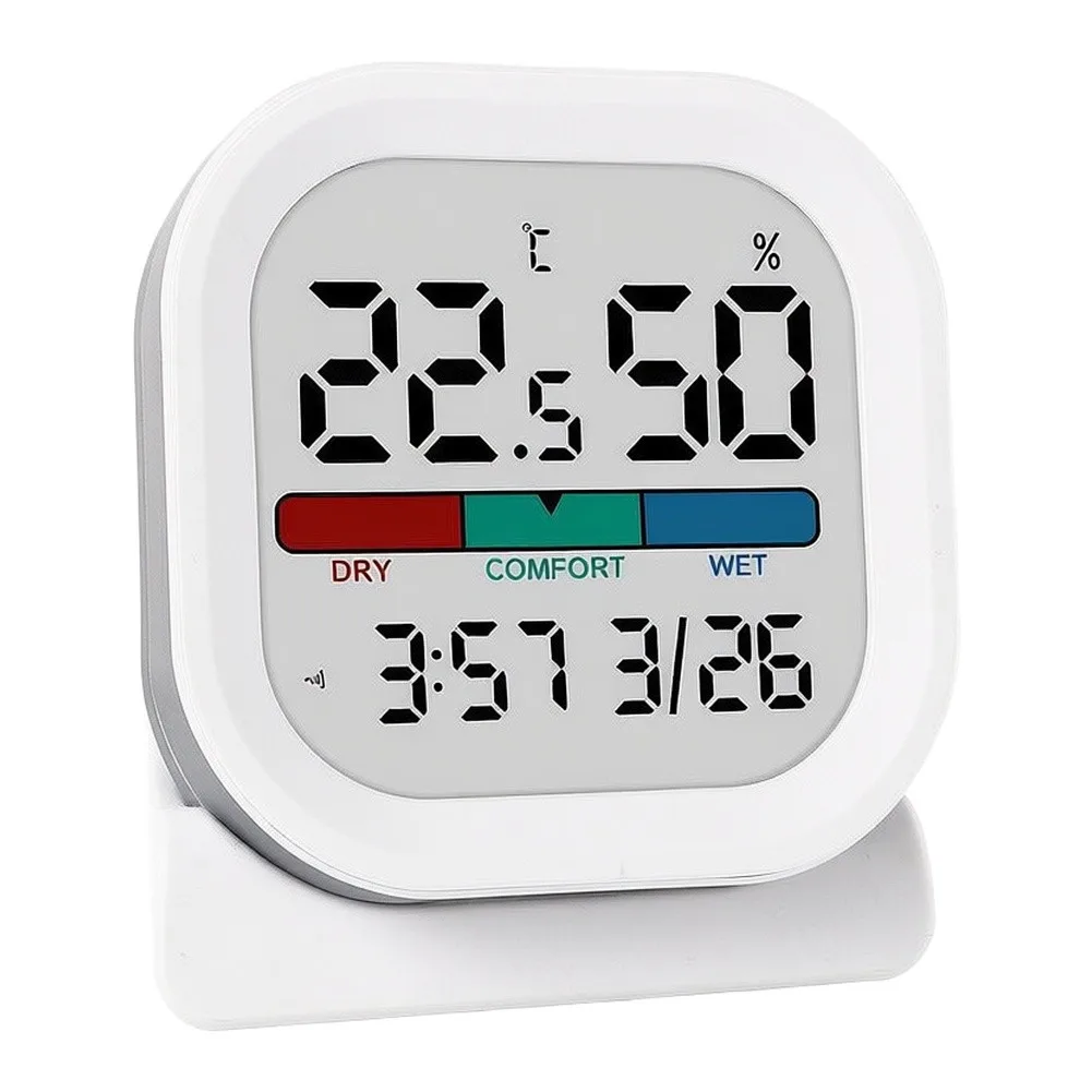 Digital Display Temperature Humidity Monitor Dual‑Use Household Industrial Environment Detect Meter Indoor Warehouse Workshop