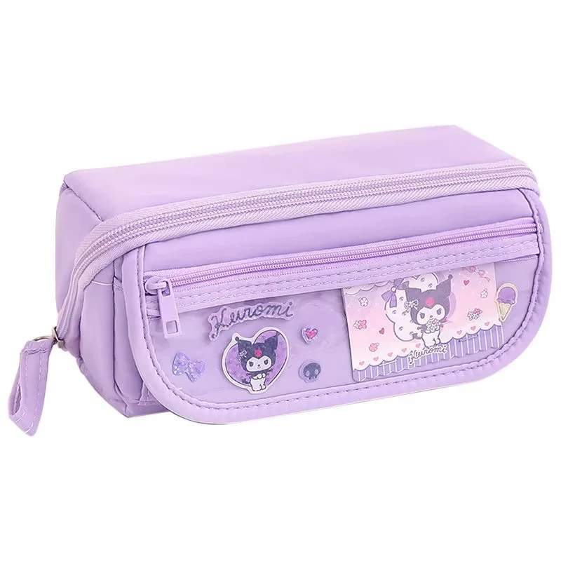 Sanrio Große Kapazität Federmäppchen Aufkleber Memo Pad Gel Stift Kuromi Cinnamoroll Pachacco Student Schreibwaren Set Schulbedarf