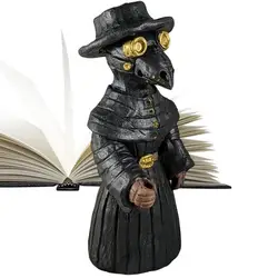 Crow Incense Burner Halloween Crow Incense Burner Resin Sorcery Home Decor Desktop Ornament Handmade Cone Burner Figurine