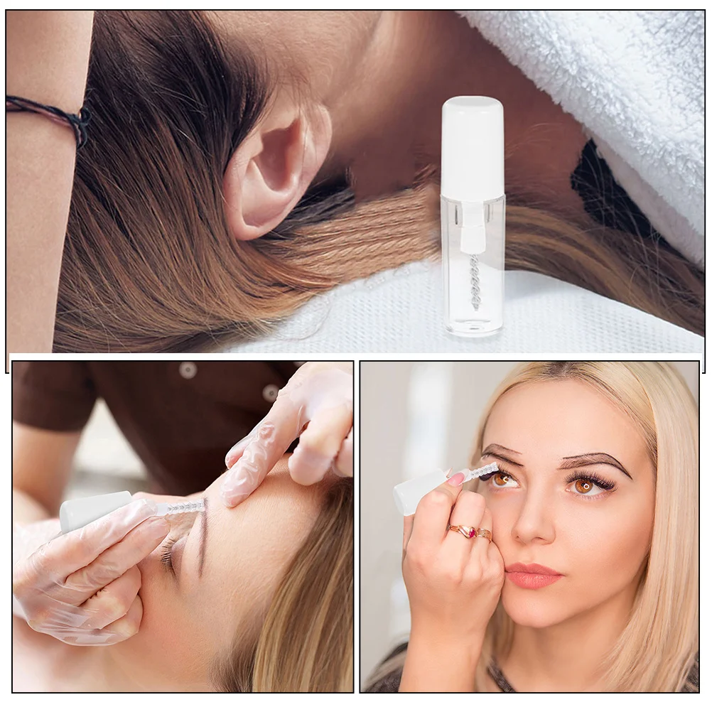 2 قطعة معطف واق من المطر جل واضح الحاجب تحديد السائل مقاوم للماء Sweatproof طويلة الأمد ماكياج صغير الحواجب التصميم ماسكارا ل #4