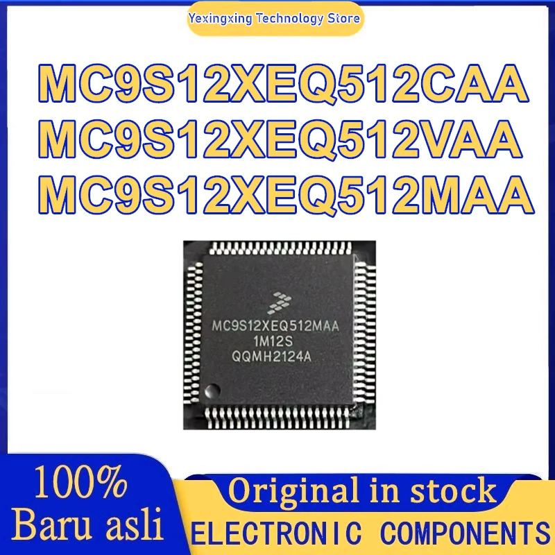 MC9S12XEQ512CAA MC9S12XEQ512VAA MC9S12XEQ512MAA QFP-80 Chip IC 100% Nuovo Originale in magazzino