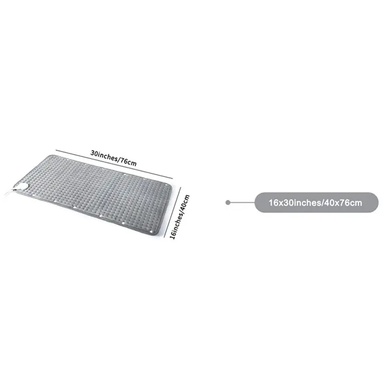 

US Plug 9-Speed Electric Heating Pad For Neck Shoulder Office Washable Winter Warm Blanket Timed Temperature Control-Y48A
