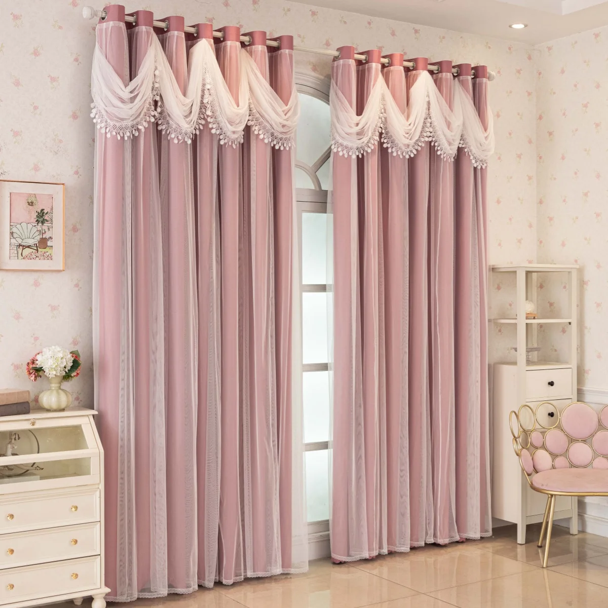 Modern Dual Layer Blackout Curtains