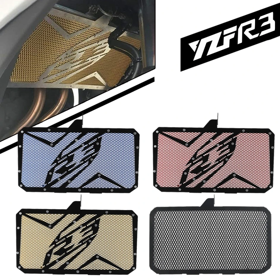 

Motorcycle YZF R3 Radiator Guard Grill Protector Cover FOR YAMAHA YZFR3 YZF-R3 2015 2016 2017 2018 2019 2020 2021 2022 2023 2024