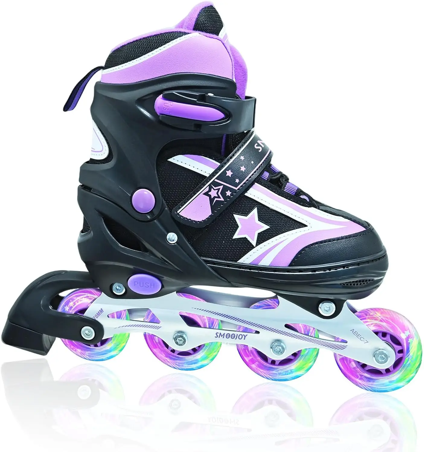 patins-a-roulettes-ajustables-noirs-et-violets-pour-enfants-2026-avec-roues-lumineuses-brillantes-et-respirantes-pour-le-divertissement