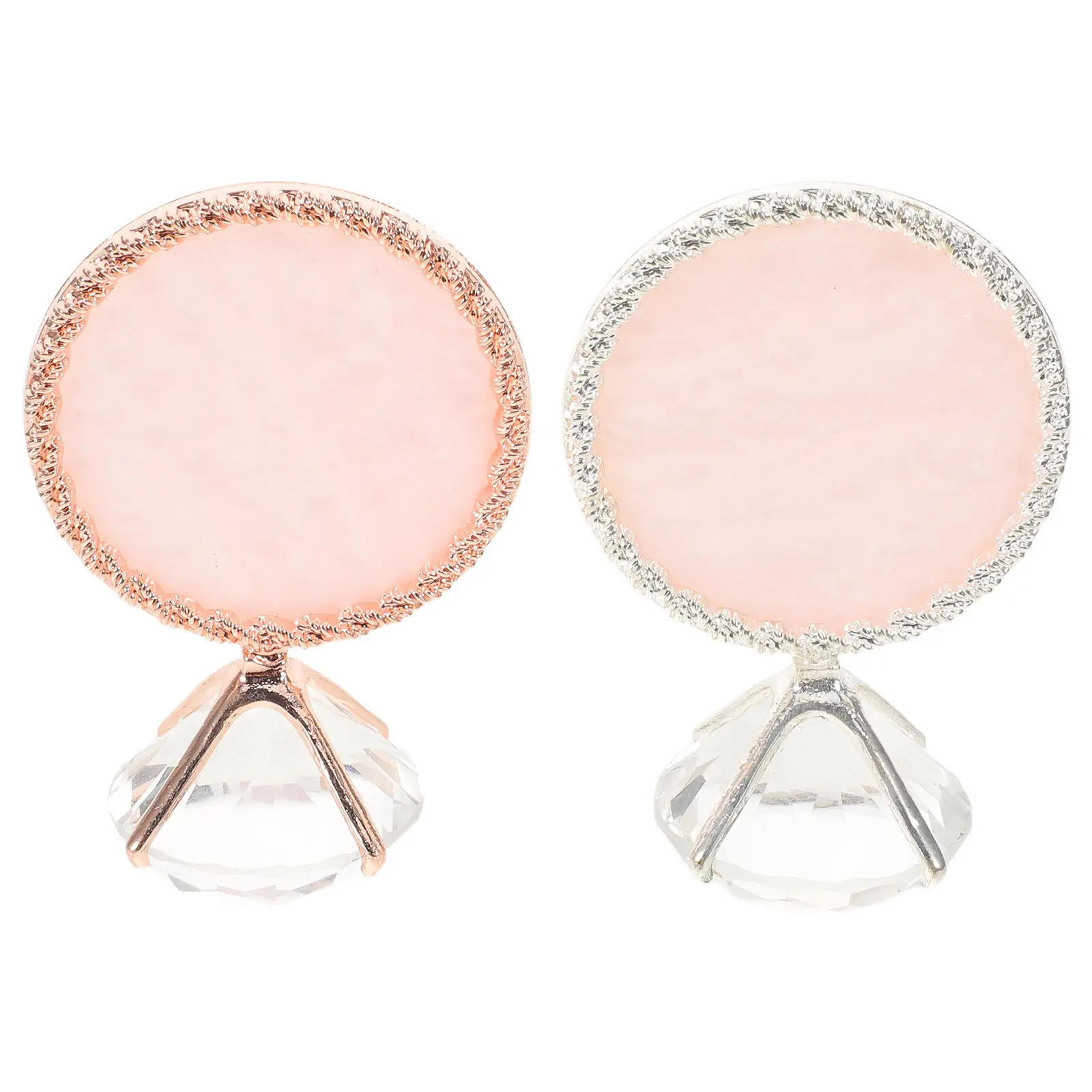 

Набор из 2 подставок для демонстрации дизайна ногтей: элегантная и устойчивая подставка для маникюра, демонстрационный стенд для образцов в салоне, держатель для накладных ногтей