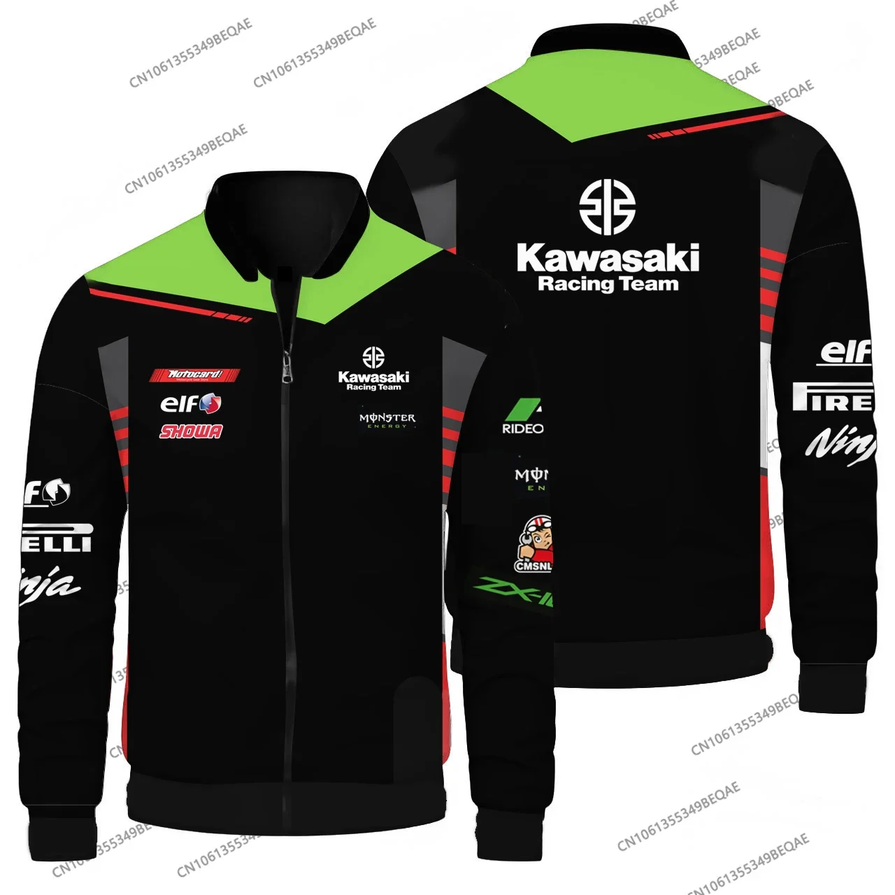 

New 2025 Kawasaki Motorcycle Windproof Jacket Extreme Sports Premium Men's Top Comfortable