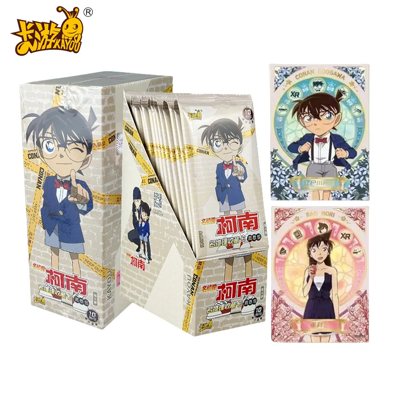 Original KAYOU Anime Detective Conan Cards Insight Pack Romantic Comedy Characters Kudo Shinichi Maori Lan Kids Birthday Gift