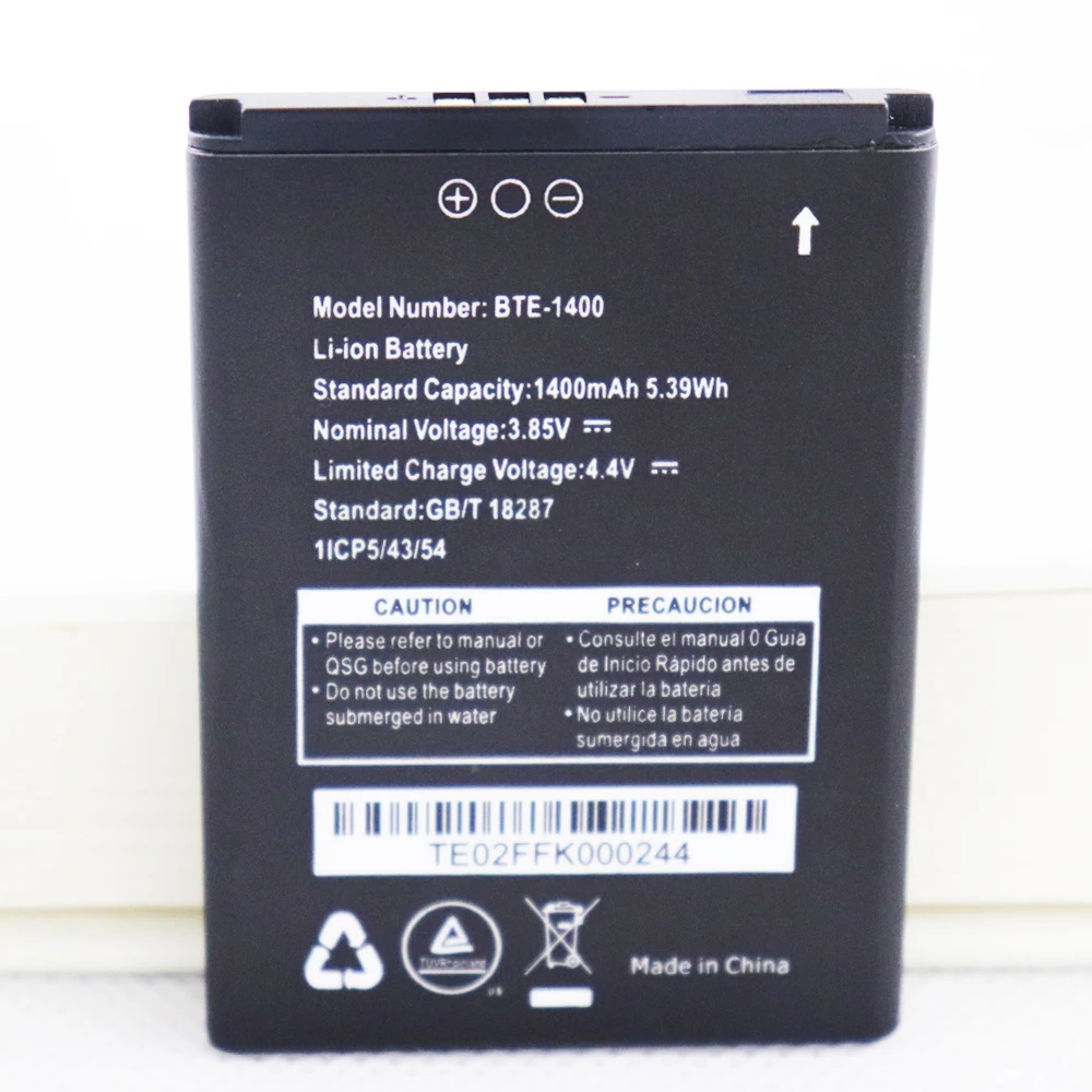 BTE-1400 high capacity 1400mAh 5.39wh 3.85V battery 11CP5/43/54 GB/T 18287 battery