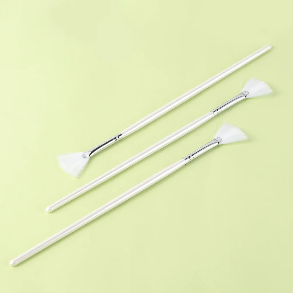 4pcs Fan Shaped Brushes Mask Brushes Facial Mask Applicator Brush Portable Tools For Women facial brushes