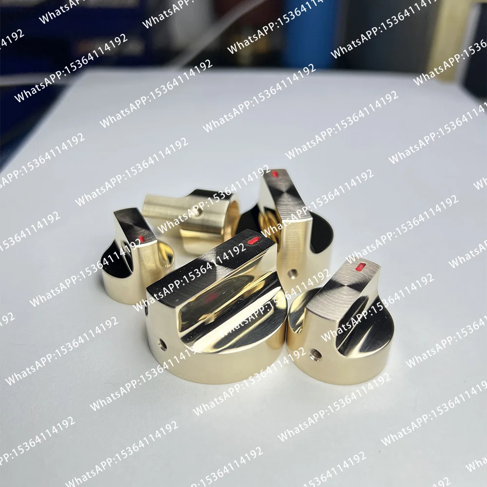 Hi-Fi Audio Solid Brass Volume Knob for Potentiometers - D/Spline Shaft