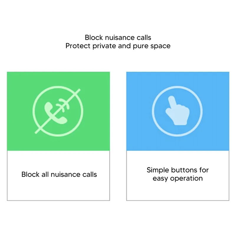 AC56-Call Blocker 2000 Group مانع المكالمات عالي السعة مع شاشة LCD مضادة للمطاه مانع الهاتف للمكالمات الواردة #3
