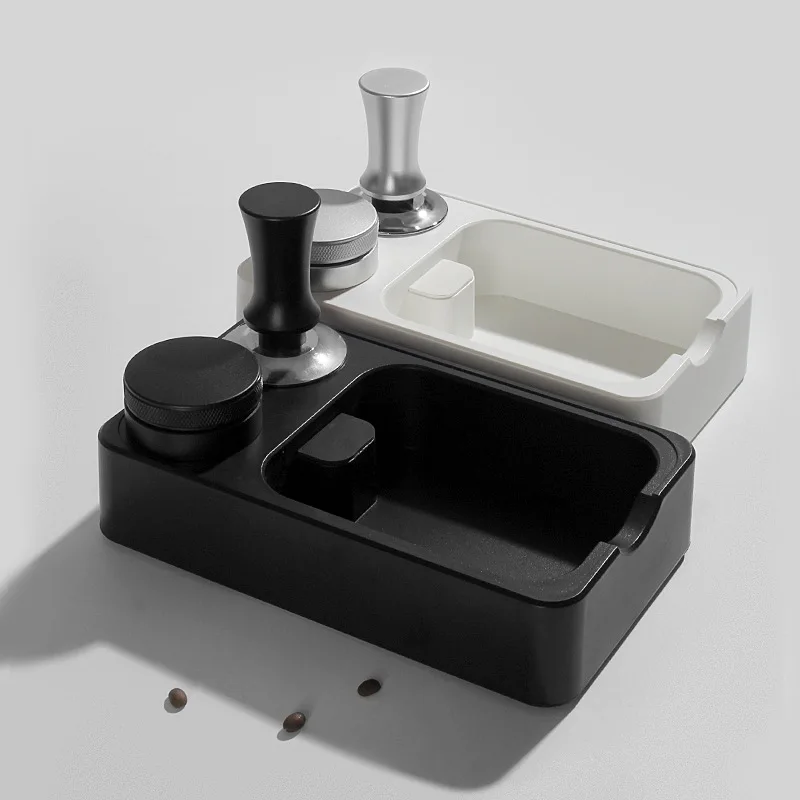 

Универсальное многофункциональное сиденье для прессования кофейного порошка 51-58 мм, итальянская коробка для шлака, тканевая ручка для порошка, трехсекционный кронштейн для хранения